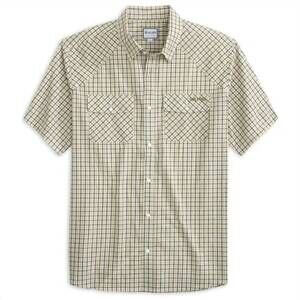 NEW HEYBO OUTDOORS men's headwaters short sleeve shirt in khaki